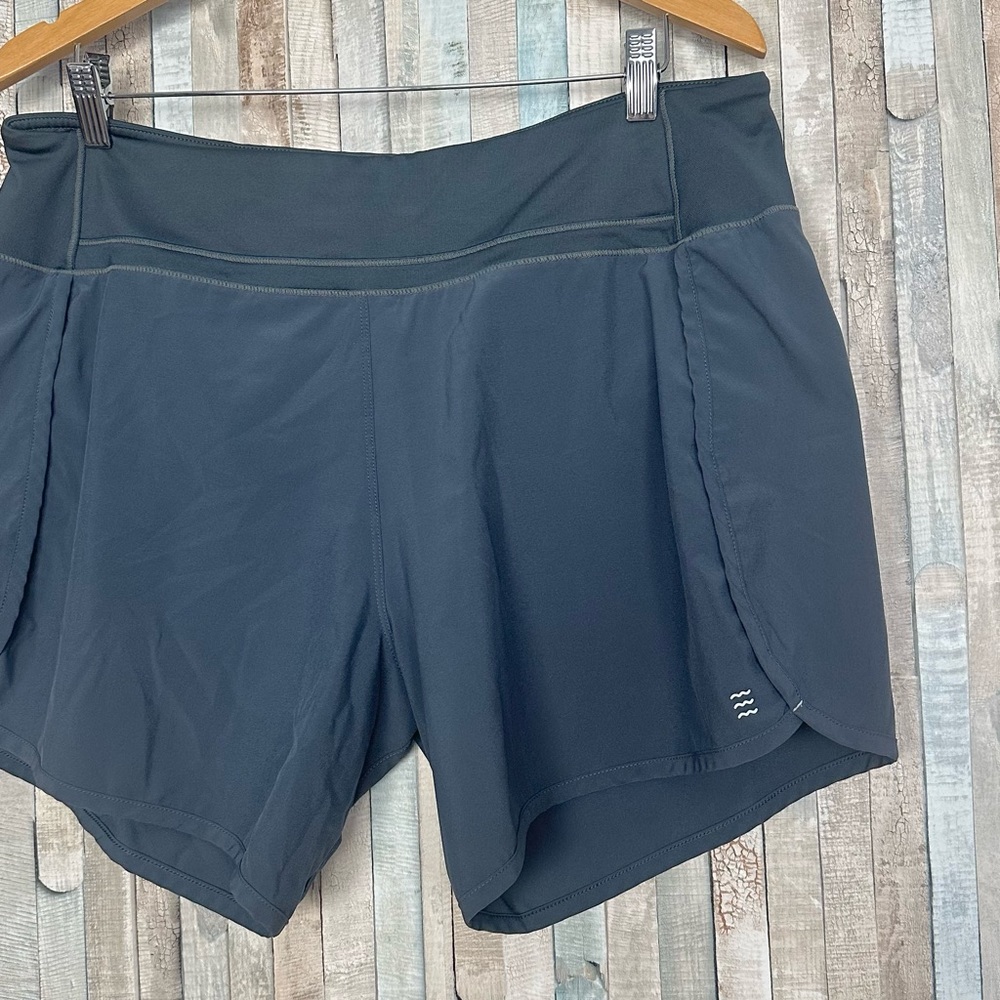 Free Fly XL Bamboo Lined Breeze 6” Shorts Dusk Blue Gray Performance Active UPF - Picture 3 of 10